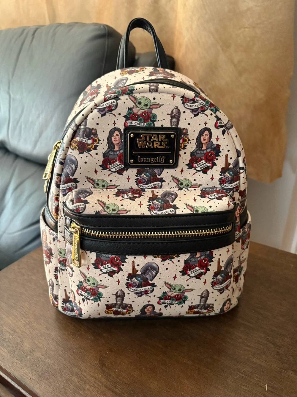 Loungefly Cream Star Wars Character Mini Backpack